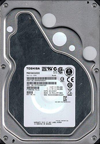 【中古】MG03ACA300 Toshiba 3TB P/N: HDEPQ01GEA51 F/W: FL1A [並行輸入品]