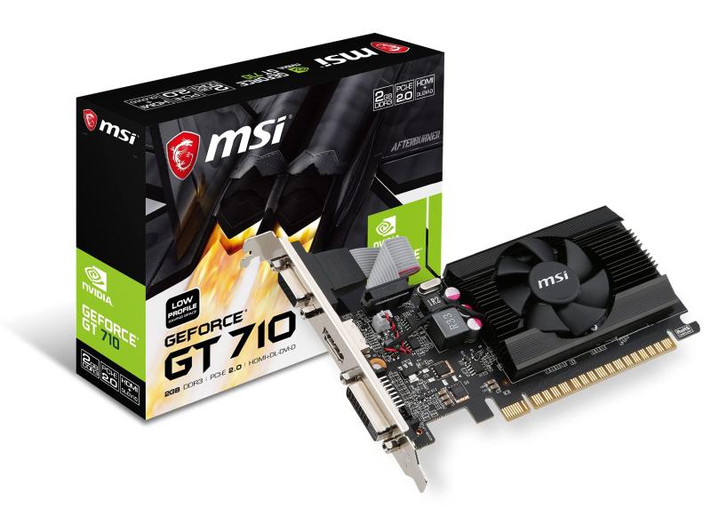【中古】GeForce GT710 2GB 2GD3H LP