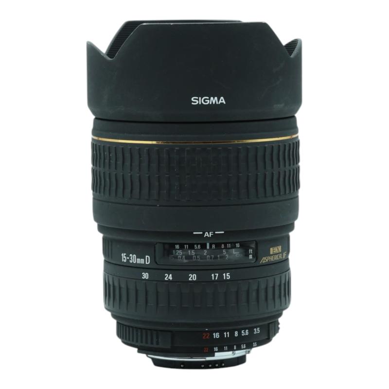 【中古】シグマ 15-30粍 F3.5-4.5 EX DG ASPHERICAL ニコン用