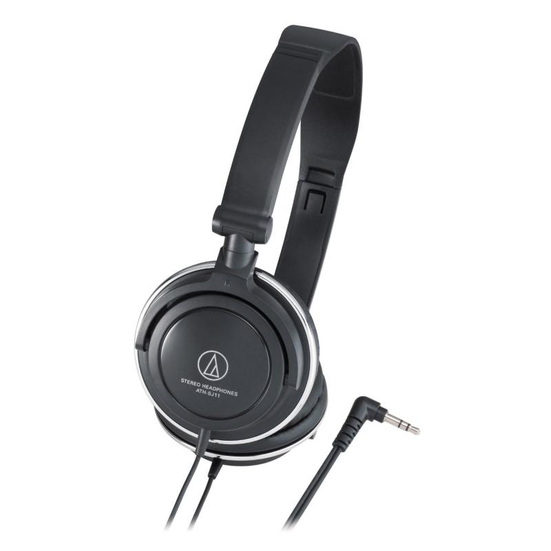 【中古】オーディオテクニカ 携帯型受話器 黒いこと ATH-SJ11 BK