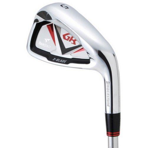 【中古】ブリヂストン TOURSTAGE アイアンセット NEW ツアーステージ X-BLADE GR GS85スチール（6本セット）