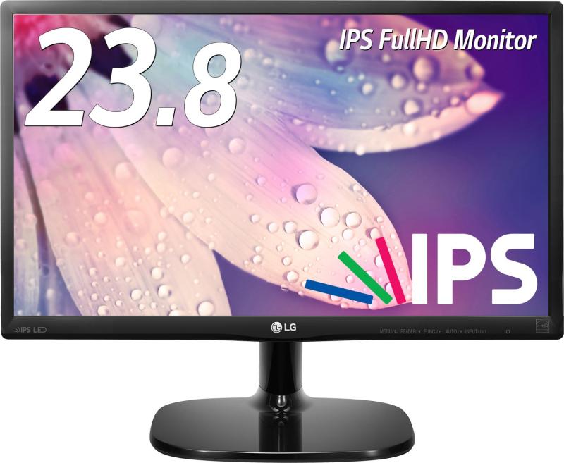 【中古】LG モニター ディスプレイ 24MP48HQ-P 23.8インチ/フルHD/IPS 非光沢/HDMI端子付/ブルーライト低減機能