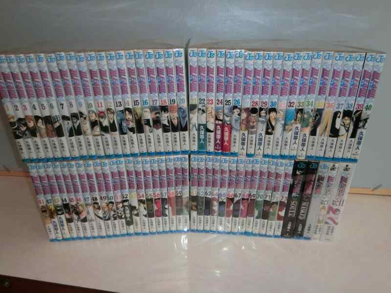 【中古】BLEACH-ブリーチ- コミック 1-73巻セット (ジャンプコミックス)｜ソファポテト