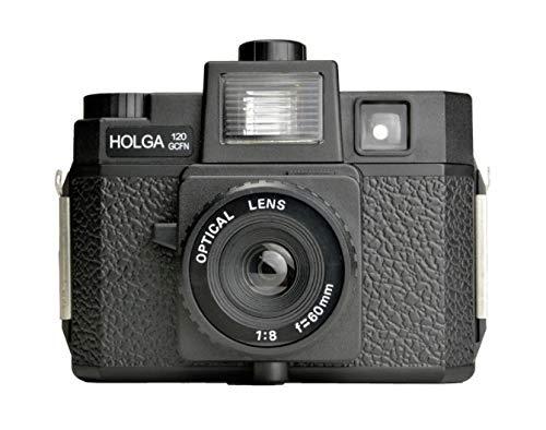 【中古】HOLGA 120GCFN プラスチック中判カメラ 内蔵フラッシュとガラスレンズ付き、ブラック (296120)