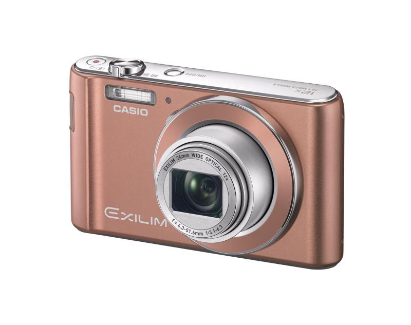 【中古】CASIO デジタル写真機 EXILIM EX-ZS180BN 広角24粍 光学12倍望遠レンズ 1610万絵素 赤銅色