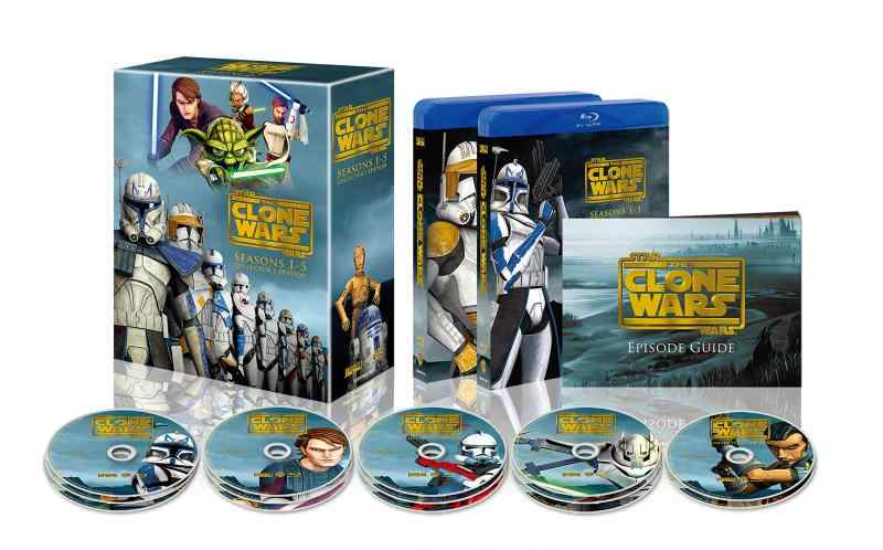 【中古】スター・ウォーズ:クローン・ウォーズ 時節1-5 コンプリート・セッ ト(14枚組) [Blu-ray]