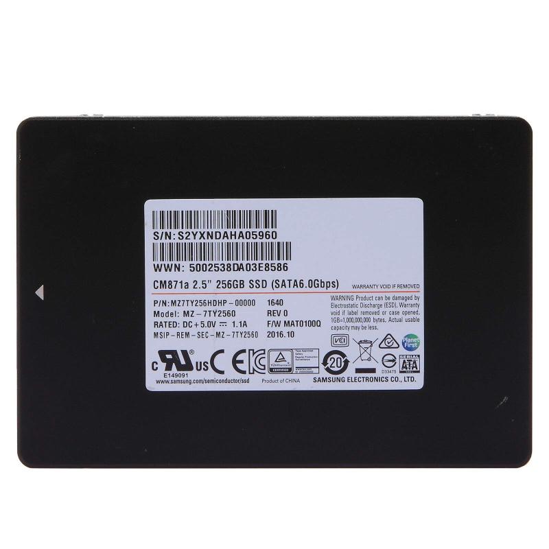 【中古】FidgetGear 256GB 2.5"SATAソリッドステートドライブSSD MZ7LN256HCHP - 00000用|ソファポテト