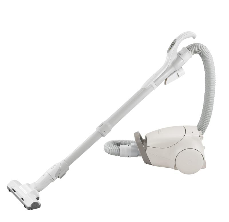 【中古】パナソニック 紙パック式掃除機 エアダストキャッチャー 軽量 本体2.9kg ベージュ MC-PJ21A-C｜ソファポテト