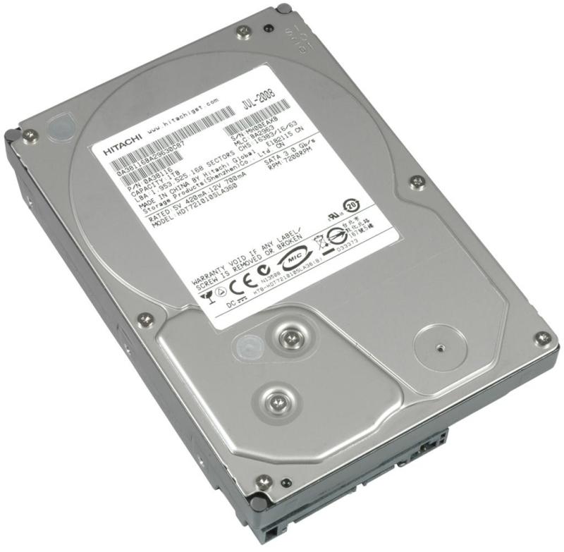 【中古】日立GST Deskstar 7K1000.B(1TB/SATA3G/7200rpm/16MB) HDT721010SLA360画像