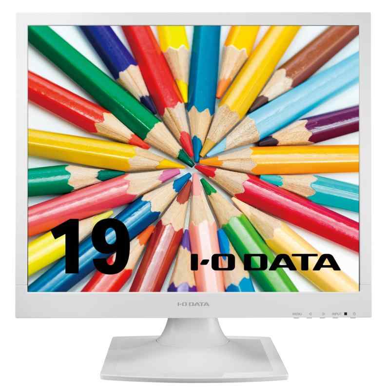 【中古】I-O DATA 19型真四角液晶見せびらかす 白いこと LCD-AD192SEDSW