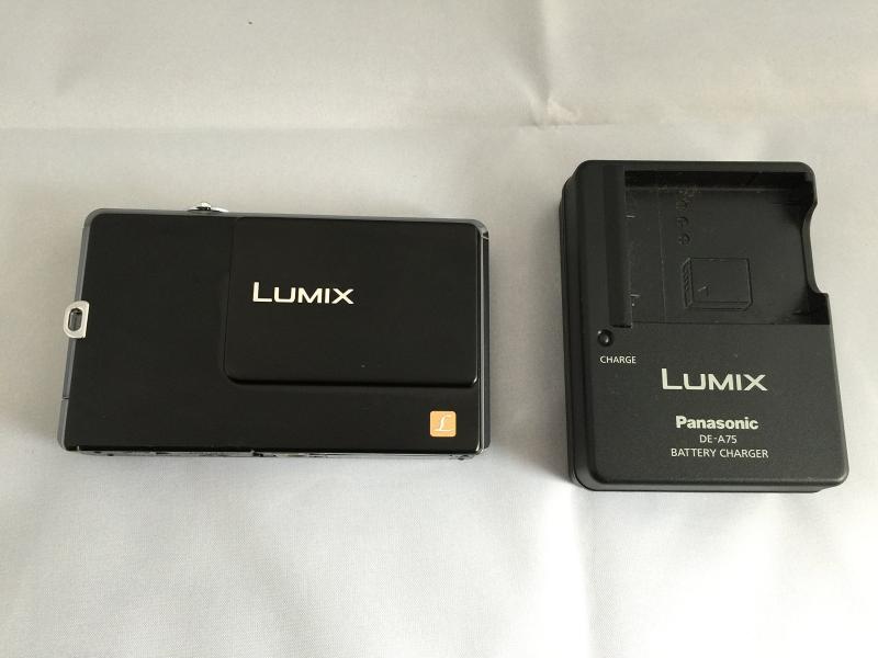 【中古】パナソニック デジタルカメラ ルミックス ブラック DMC-FP1-K