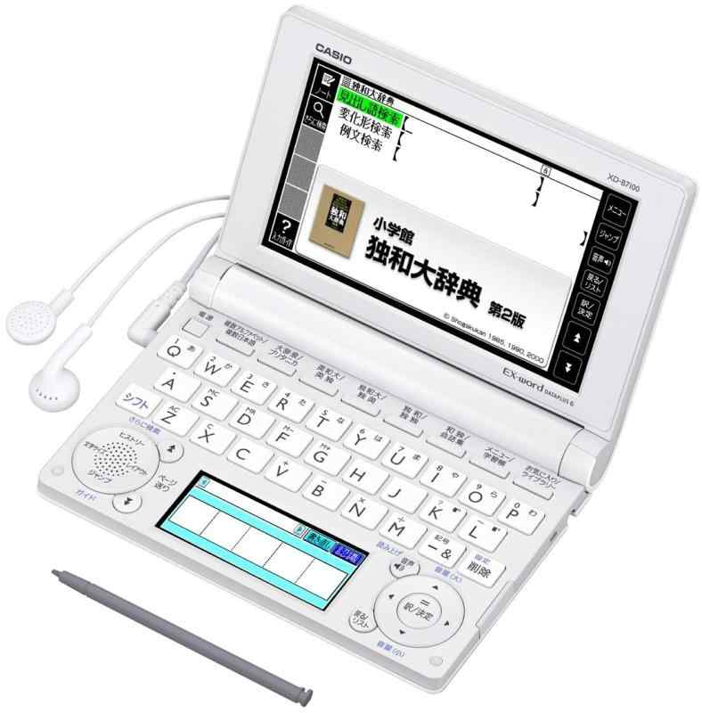 【中古】CASIO Ex-word 陰電子字引き ＦＲＧ語ひな形 XD-B7100