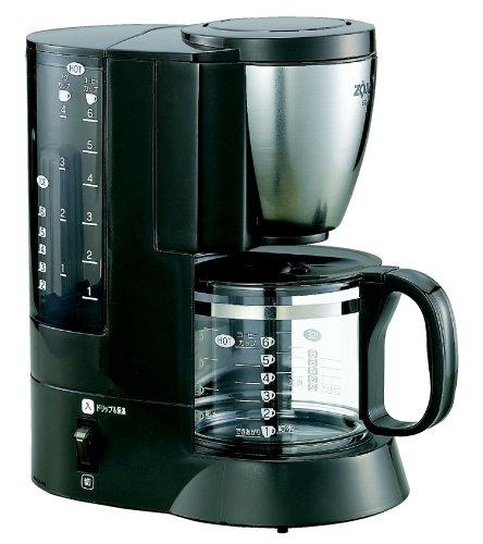 【中古】ZOJIRUSHI コーヒーメーカー珈琲通 EC-AJ60-XJ ステンレスブラウン