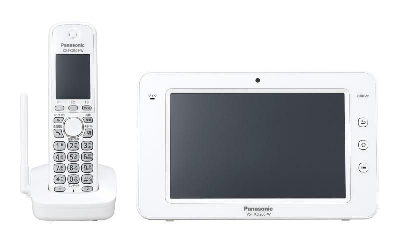 【中古】パナソニック ハンズフリーホン カラーモニター子機1台付き 1.9GHz DECT準拠方式 VS-HSP200S-W