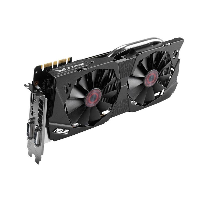 【中古】ASUSTek STRIXシリーズ NVIDIA GeForce GTX970搭載ビデオカード オーバークロック メモリ4GB STRIX-GTX970-DC2OC-4GD5