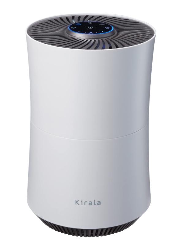 Kirala Air 空気清浄機 新品未使用 スタイリッシュ Kirala Air | ハイブリッド空気清浄機 オゾンで除菌 | キララエアー