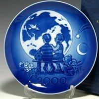 【中古】ロイヤルコペンハーゲン ミレニアムプレート 2000年