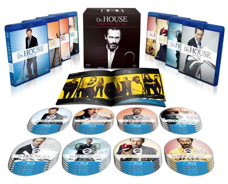 【中古】Dr.HOUSE/ドクター・ハウス コンプリート ブルーレイBOX (初回生産) [Blu-ray]｜ソファポテト 19,966円