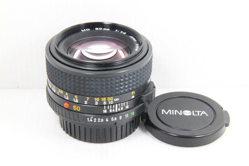【中古】Minolta MF 水晶体 MD 50粍 F1.4