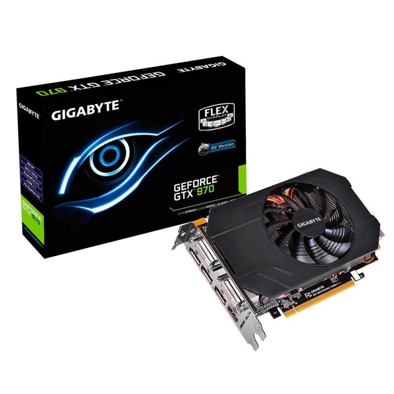 【中古】GIGABYTE ビデオカード Geforce GTX970搭載 ショート基板モデル GV-N970IXOC-4GD|ソファポテト