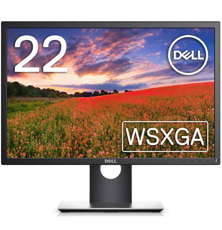 【中古】Dell P2217 22in 管する (3年度無輝点取り替えっこ/WSXGA+/TN非光輝/DP・HDMI・D-Sub15いの一番/縦横回転させる・高さ自然調整) その他-パソコン・周辺機器