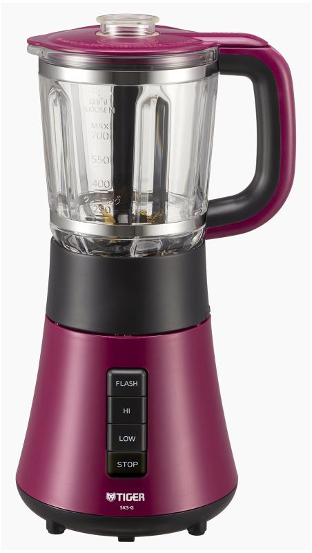 【中古】タイガー魔法瓶(TIGER) ミキサー スムージー ジューサー ミルつき 700ml ボルドー SKS-G700-V