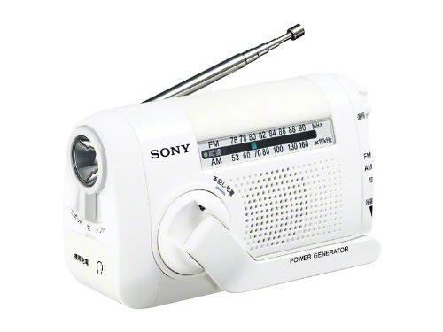 【中古】SONY FM/AMポータブルラジオ ホワイト ICF-B08/W|ソファポテト