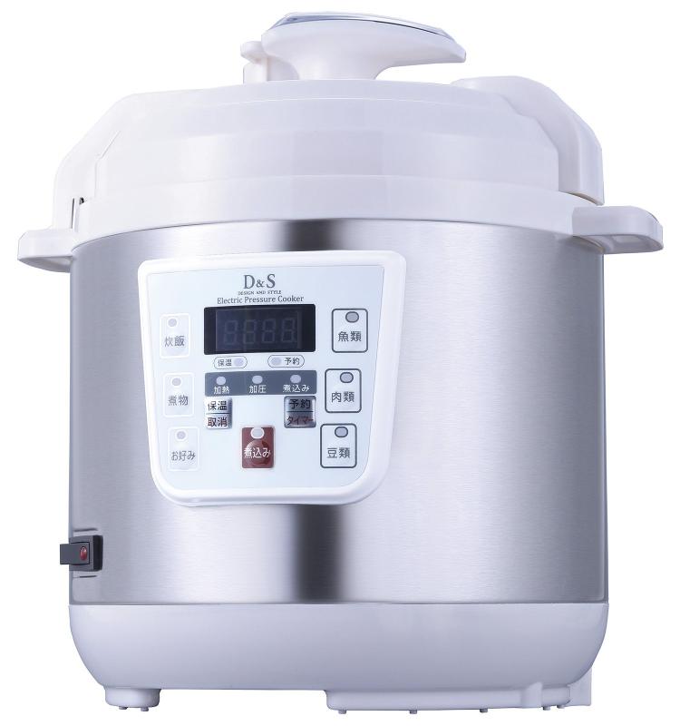 【中古】D\u0026amp;S ディーアンドエス 食料雑貨類を入れてタイマーを押すだけ分かりやすい膳立て灯かり翦断応力鍋