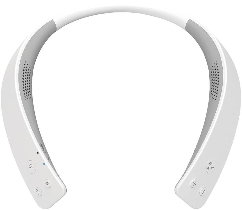 【中古】パナソニック ワイヤレスネックスピーカー 首掛けスピーカー Bluetooth マイク搭載 ハンズフリー 約13時間連続再生 SC-WN10-W ホワイト|ソファポテト