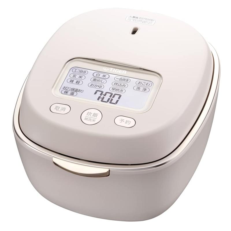 【中古】タイガー魔法瓶 炊きたて ご泡火炊き JPL-G100-WE [エクリュホワイト]｜ソファポテト