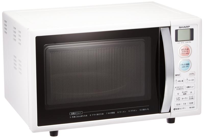 【中古】シャープ オーブンレンジ 15Lタイプ ホワイト RE-S5D-W