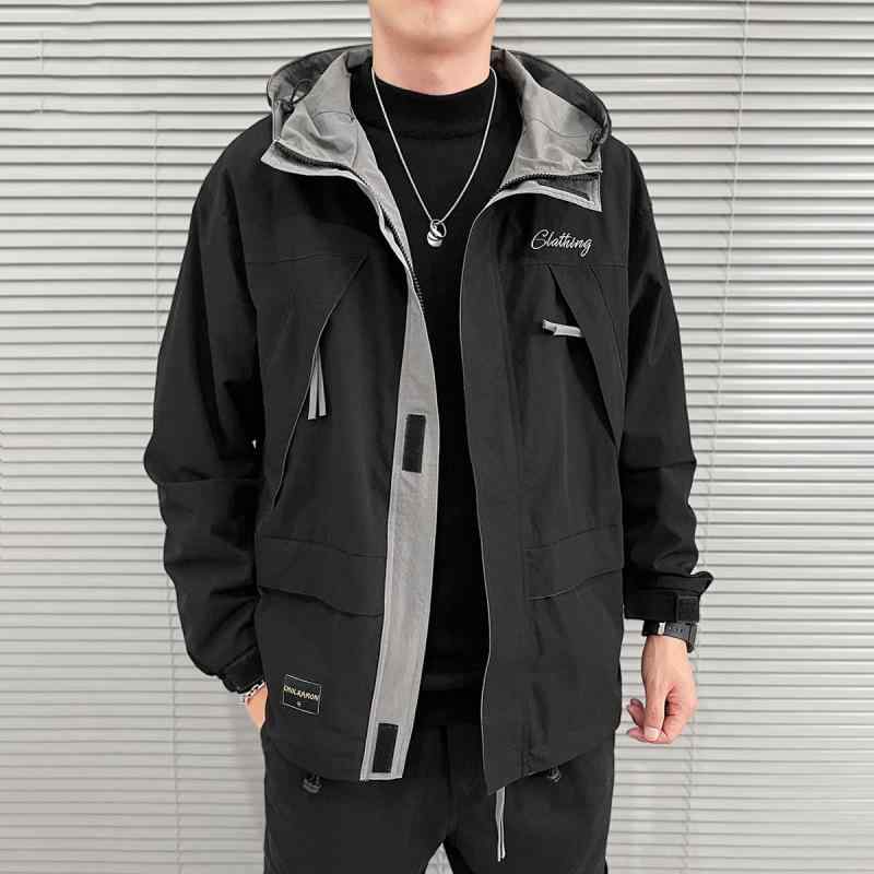 ジャケット メンズ 男性用 ブルゾン 秋冬 韓国 ファッション カジュアル ワークウェア アウター かっこいい