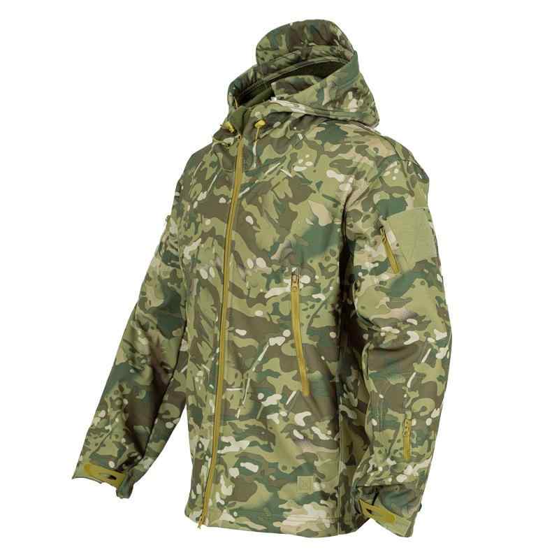ジャケット 男性用 アウトドア 防風 迷彩 ソフトシェル フリース2 5,449円