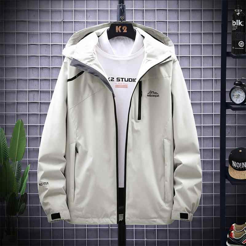 マウンテンパーカー 男性用 春秋 ペア 登山服 アウトドア ウェア シンプル 無地 アウター
