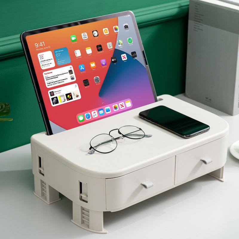 モニター台 パソコン モニタースタンド キーボード収納 デスク 整理 引き出し 小物収納2