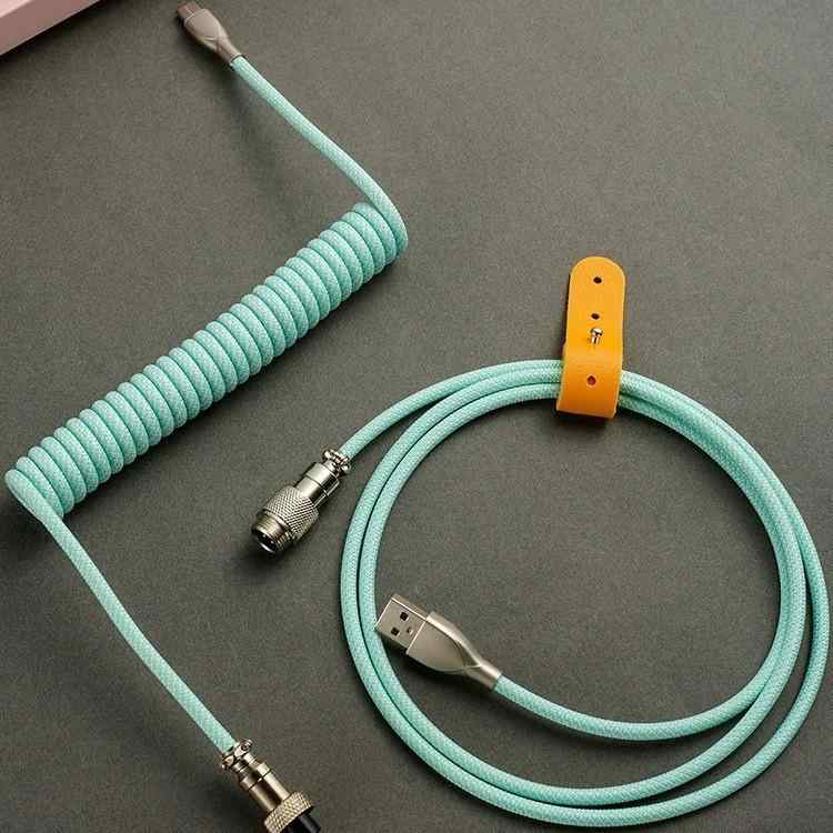 キーボード Type-C USB ケーブル データケーブル 伸縮 固定棒 スプリング2