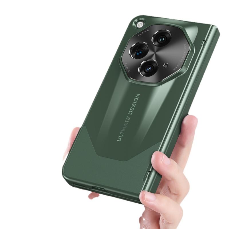 スマホケース OPPO Find N3 携帯カバー 全面保護 耐衝撃 電気メッキ加工 折りたたみ式 落下防止