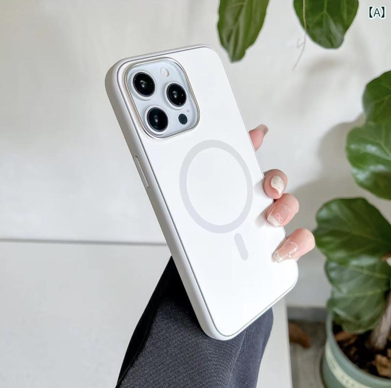 iPhone 15 Pro Max ケース カバー 液状シリコン 無地 携帯保護 柔らかい