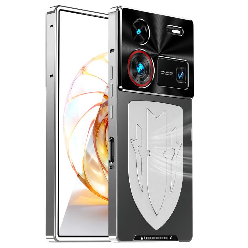 スマホケース ヌビアZ60Ultra用 アルミ合金 冷却 耐衝撃 Z60U 保護カバー 魔盾