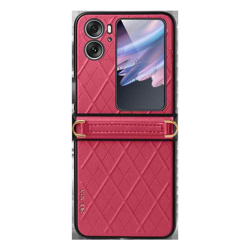 スマホケース ショルダー OPPO Find N2 Flip 保護カバー 斜めがけ レザーケース ストラップ付き おしゃれ かわいい