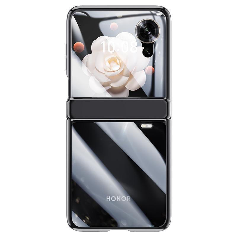 スマホケース 携帯ケース 透明 チェーン付き 折りたたみ式 電気メッキ加工 衝撃吸収