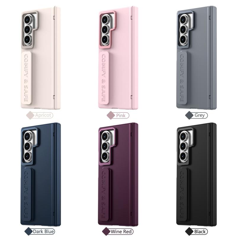 スマホケース Samsung Galaxy Z Fold 7 6 5 4 ケース カバー ストラップ付き 耐衝撃 保護2