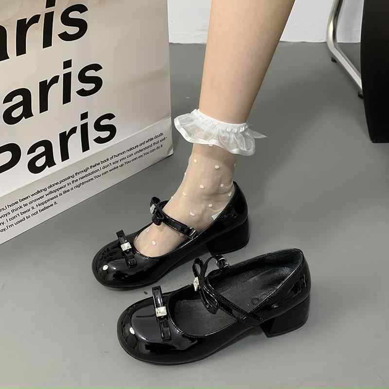 パンプス レディース バレエシューズ シルバー フラット ローヒール ラウンドトゥ メリージェーン フェミニン スカート スタイル パーティー