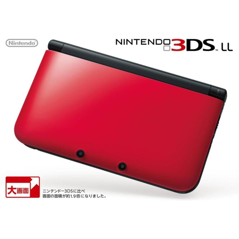 【中古】【整備済み品】 Nintendo 任天堂 ニンテンドー3DS LL レッドXブラック バッテリー交換済み SDカードフルフォーマット済み|ソファポテト