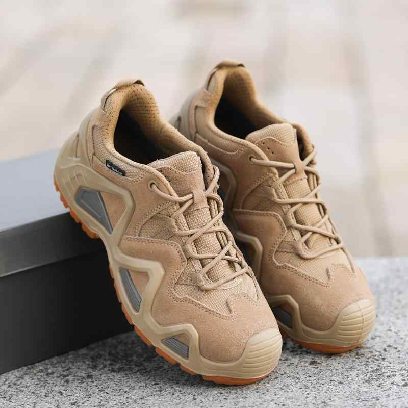 靴 メンズ ローカット デザート アウトドア 防水 登山靴 軽登山靴 ハイキングシューズ トレッキングシューズ 防滑 耐摩耗性