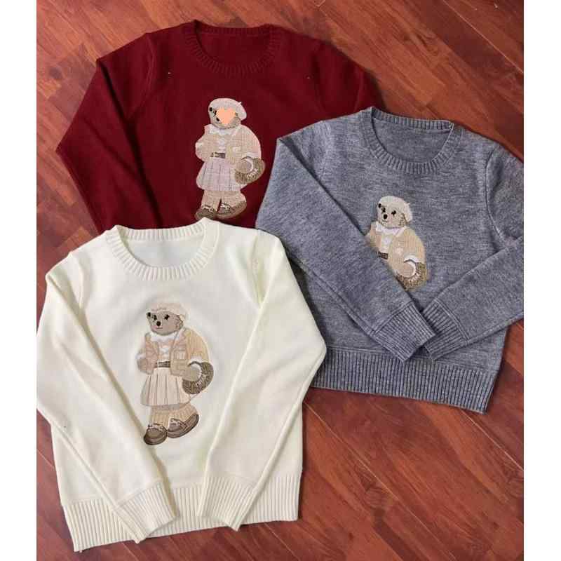 ニット レディース 秋冬 長袖 プルオーバー トップス カットソー かわいい 刺繍 カジュアルスタイル 学院風 あったか ゆったり リラックス 普段使い デート