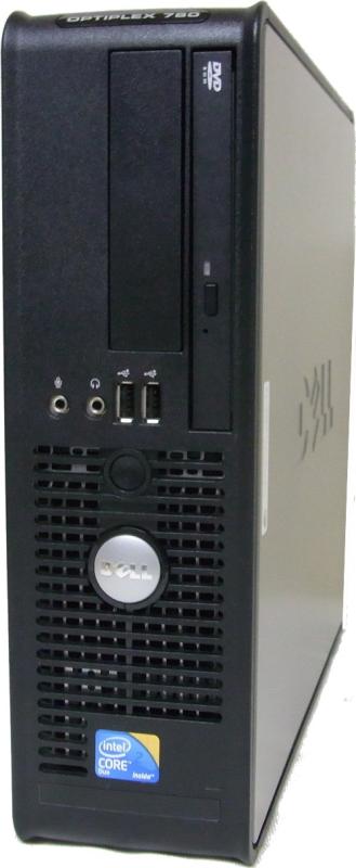 【中古】中古パソコン デスクトップ DELL OptiPlex 780 SFF Core2Duo E7500 2.93GHz 2GBメモリ 250GB DVD-ROM Windows7 Pro 搭載 リカバリーディスク付属 動作30日間｜ソファポテト