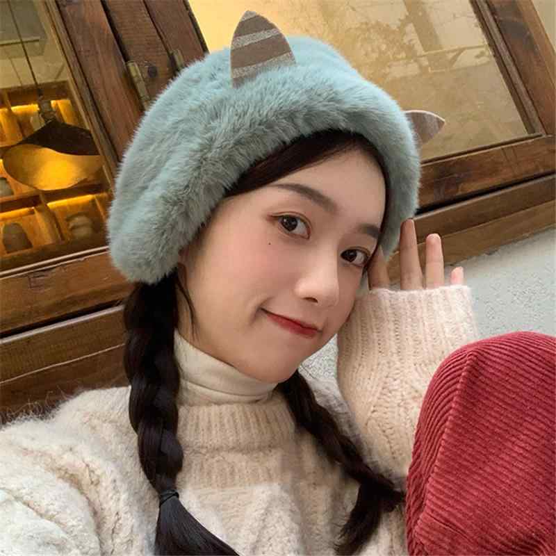 ヘアバンド レディース かわいい 猫耳 ワイド 保温 防寒 イヤーマフ ファー ふわふわ ヘアアクセサリー2