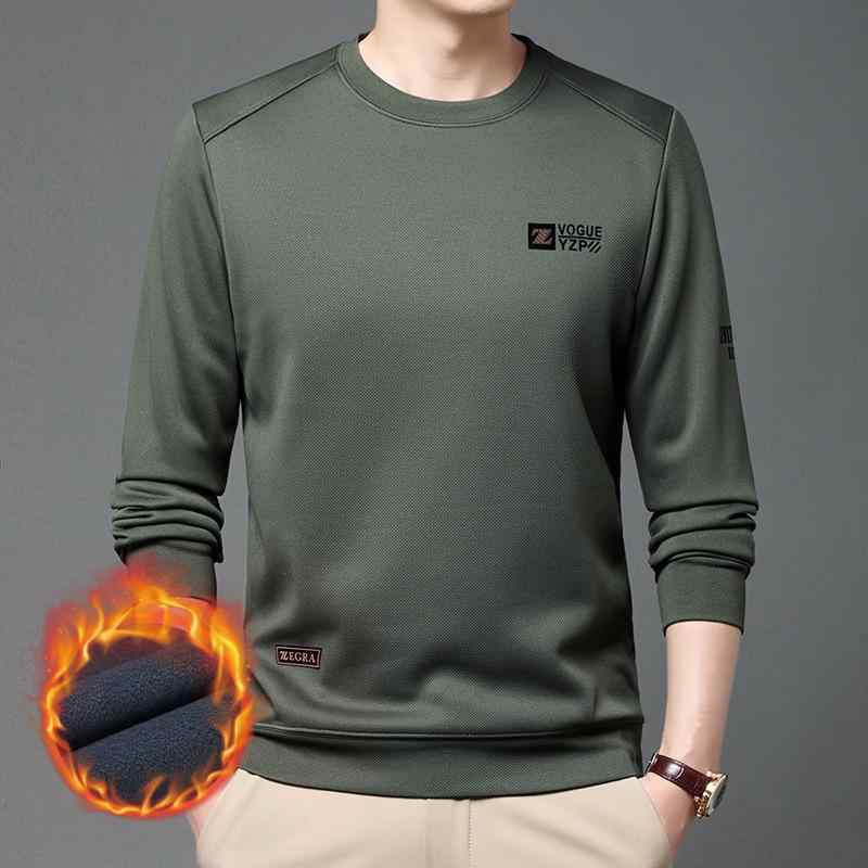 トレーナー メンズ 男性用 裏起毛 スウェットシャツ 保温 クルーネック Tシャツ カジュアル インナー 部屋着 秋冬