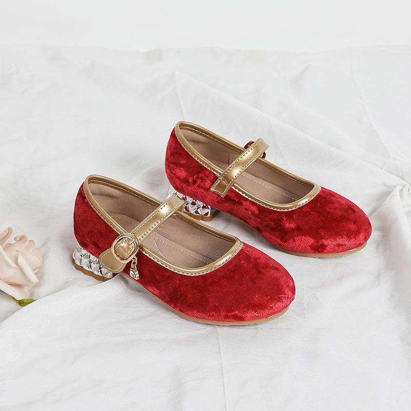 靴 キッズ レトロ かわいい 丸いつま先 メリージェーン プリンセス シューズ 女の子 フォーマル 発表会 結婚式 幼稚園 保育園 入園式 卒園式
